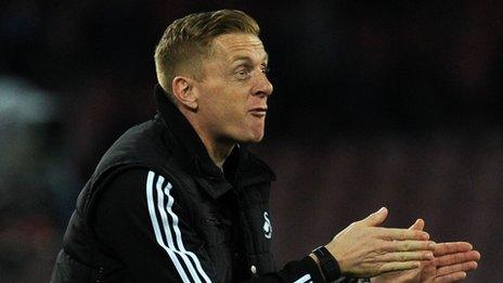 Swansea manager Garry Monk