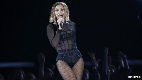 Singer Beyonce