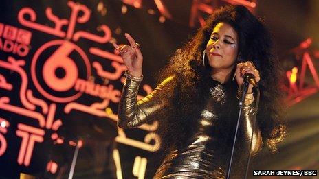 Kelis at the BBC 6 Music Festival