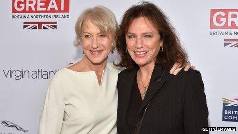 Dame Helen Mirren and Jacqueline Bisset