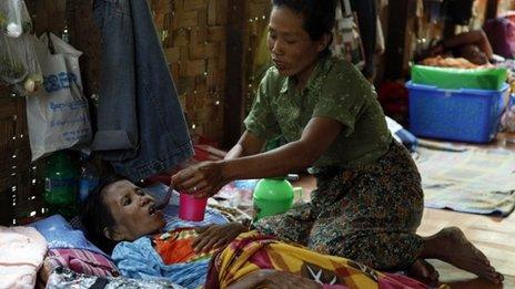 Healthcare centre in Yangon (1 March 2014)