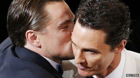 Leonardo DiCaprio and Matthew McConaughey