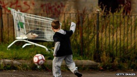 Child in Glasgow