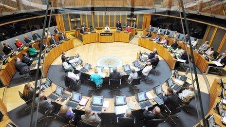 Senedd chamber