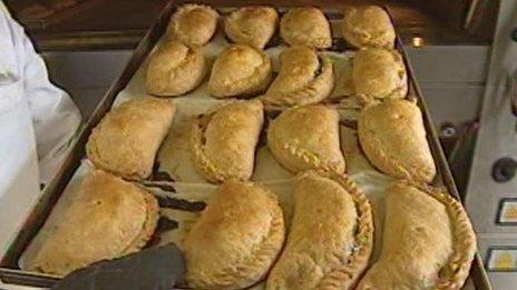 Screen grab of Cornish pasties