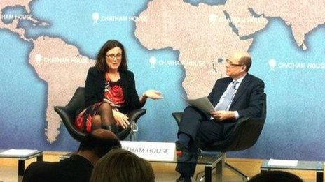 Anna Malmstrom and Nick Robinson