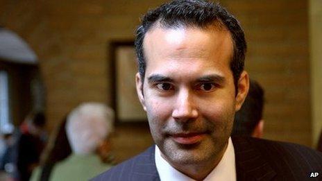 George P Bush at a campaign stop in El Paso, Texas on 3 March