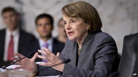 Senate Intelligence Committee chairwoman Dianne Feinstein appeared in Washington DC on 24 July 2013