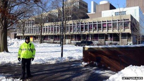 A building at Harvard University