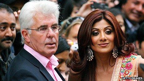 Max Clifford and Shilpa Shetty