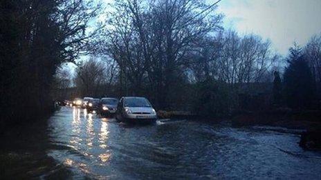 Flooding in Sonning