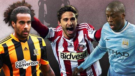 Tom Huddlestone, Fabio Borini, Yaya Toure