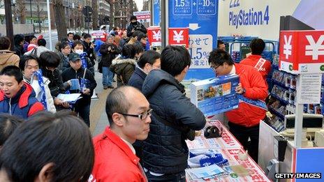 Japanese shoppers