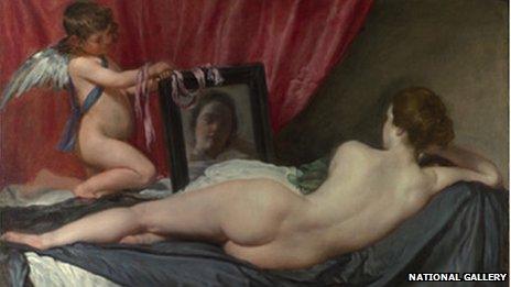 Painting - the Rokeby Venus