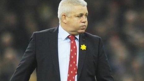 Wales coach Warren Gatland