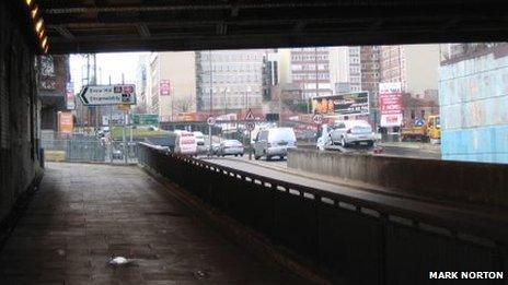 Great Charles Street into the city in 2006