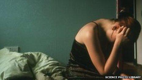 Depressed girl (genetic)