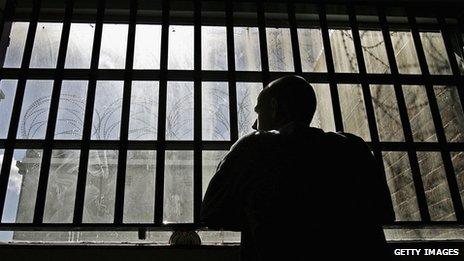 An inmate at a young offender institution