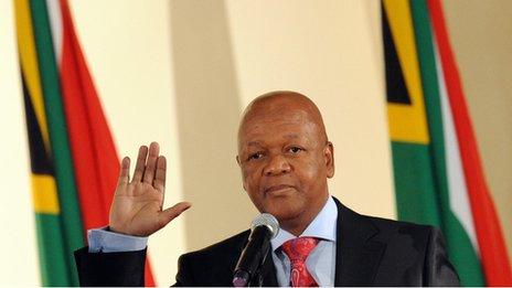 Jeff Radebe in Pretoria (11 May 2009)