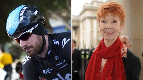 Sir Bradley Wiggins and Carole Boyd