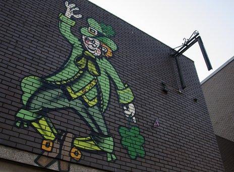 Irish mural in Digbeth