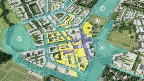 North West Cambridge phase one plan