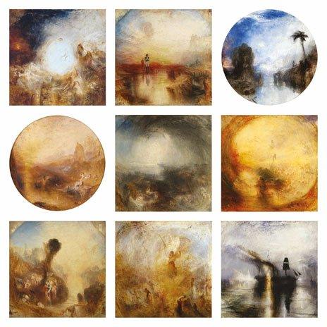 JMW Turner's nine canvases