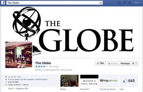 The Globe's Facebook page
