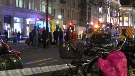 Collision on Regent Street on 25 February.