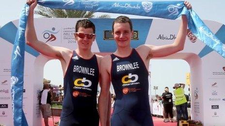 Jonny and Alistair Brownlee