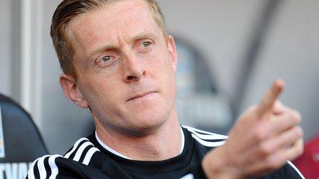 Swansea manager Garry Monk