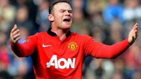 Manchester United striker Wayne Rooney