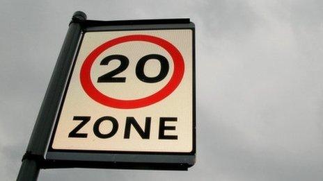 20mph sign