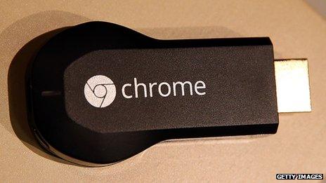 Google Chromecast, an HDMI attachment