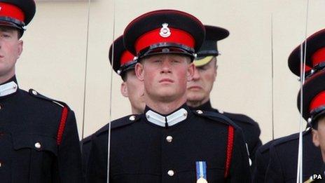 Prince Harry at Sandhurst