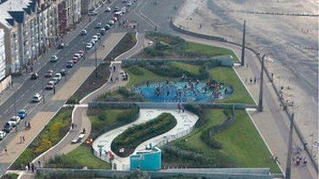 Rhyl promenade