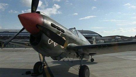 Spitfire at Southend Air Show
