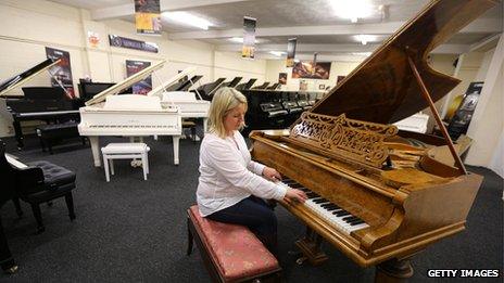 Beatles piano