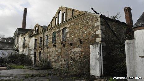 The old brewery today