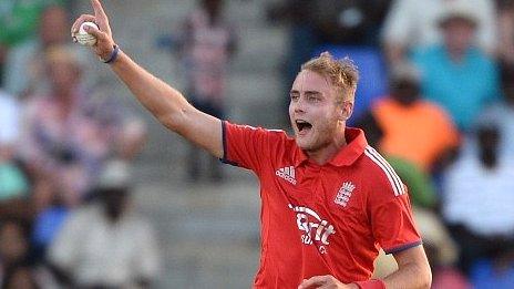 England Twenty20 captain Stuart Broad