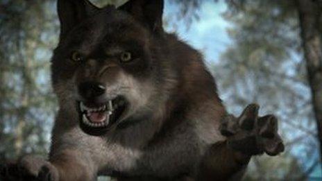 Wolf from Wolfblood programme