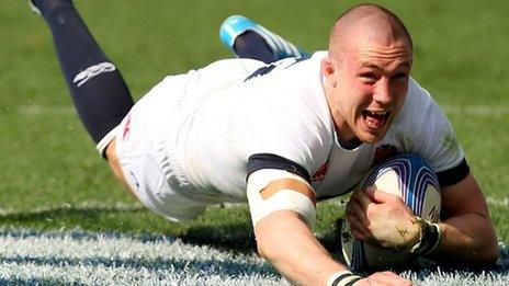 England full-back Mike Brown