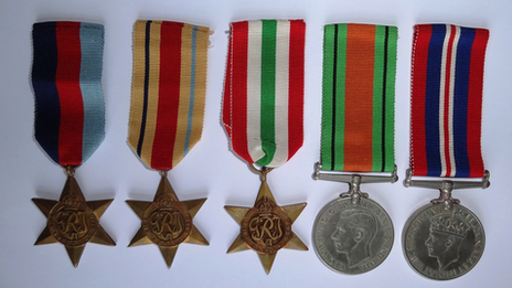 Stolen medals