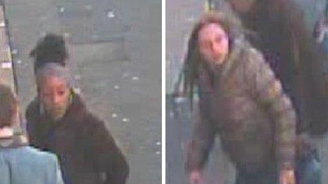 CCTV Pictures of two women
