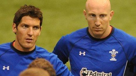 James Hook and Tom Shanklin