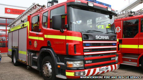 Warwickshire fire engine