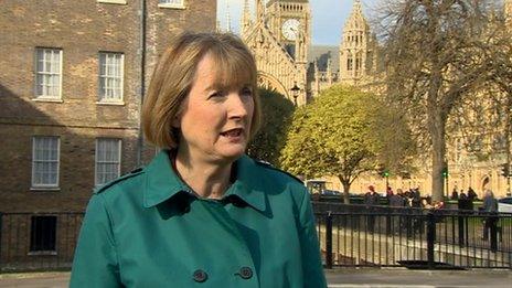 Deputy Labour leader Harriet Harman