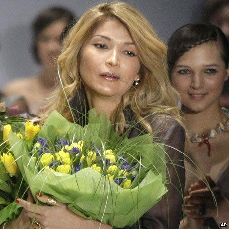 Gulnara Karimova at Moscow Fashion Week, 2011