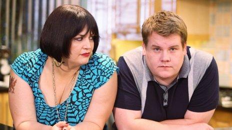 Ruth Jones and James Corden in Gavin & Stacey