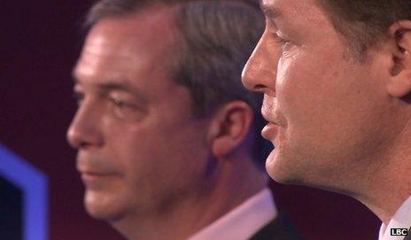 Nick Clegg and Nigel Farage